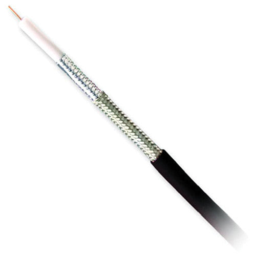 Honeywell Genesis Series 18 AWG RG6/U QUAD-Shielded Broadband Coaxial Cable (Black, 1000' Pull Box)