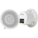 TeachLogic SP-628 Coaxial 8-Ohm Ceiling Speaker with Grille and Back Can (Pair)