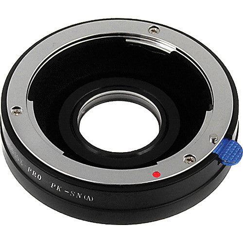 FotodioX Pro Lens Mount Adapter for Pentax K Lens to Sony A Mount Camera