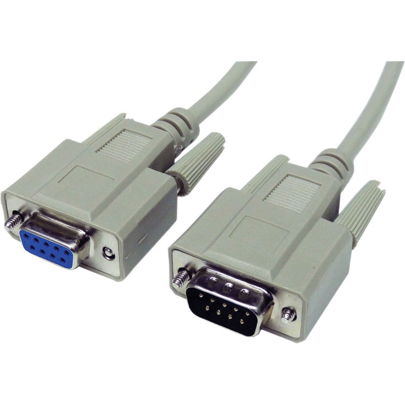 Tera Grand DB9 Male to DB9 Female RS-232 Serial Cable (6')