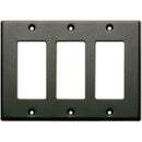 RDL CP-3B Triple-Slot Cover Plate (Black)