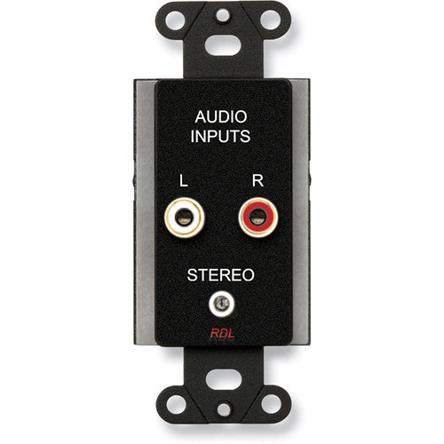 RDL DB-CIJ3D Consumer Stereo Input Jack (Black)