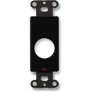 RDL D-D1 Single Plate for Standard & Specialty Connectors (Black)