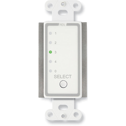 RDL D-RCS4 Remote 4-Channel Selector for RU-SX4A (White)