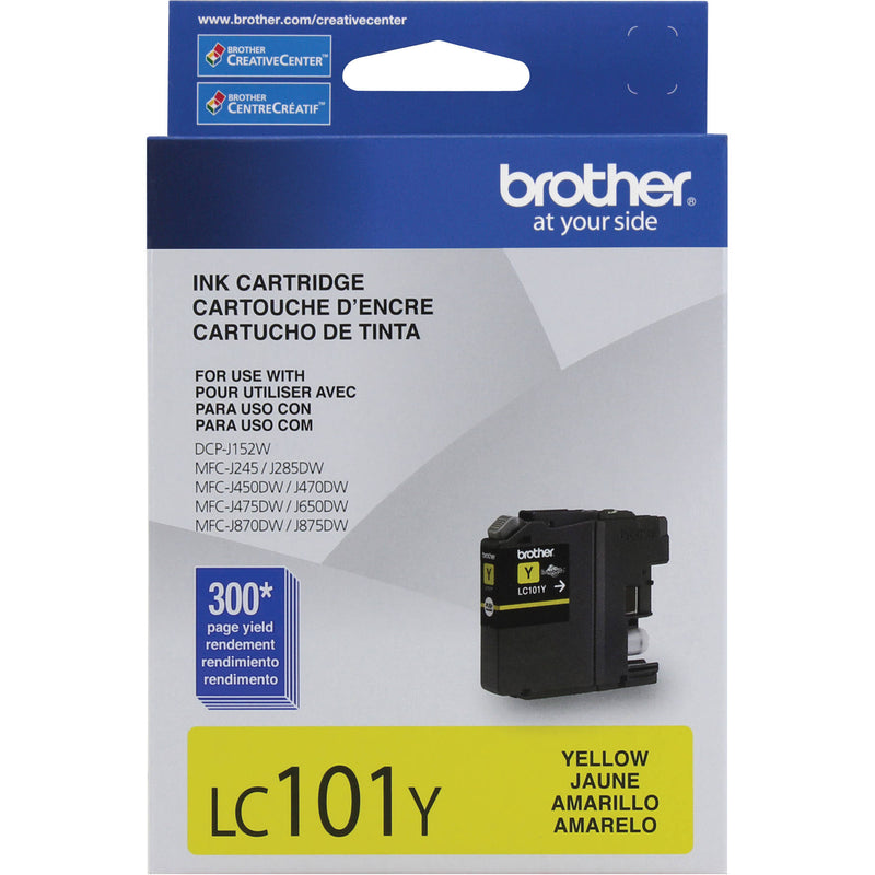 Brother LC101Y Innobella Standard Yield Ink Cartridge (Yellow)