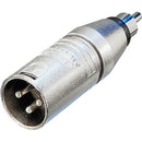 Neutrik 3-Pole XLR Male to RCA Male Adapter