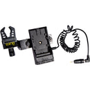 ikan Power Kit with Pinch Clamp for Blackmagic Pocket Cinema Camera (Canon LP-E6 Type Battery Plate)