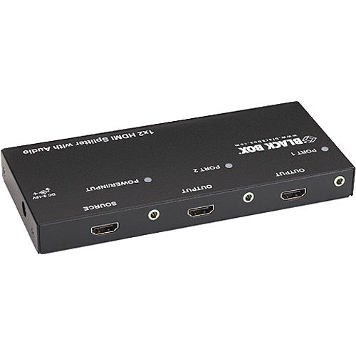 Black Box 1 x 2 HDMI Splitter with Audio