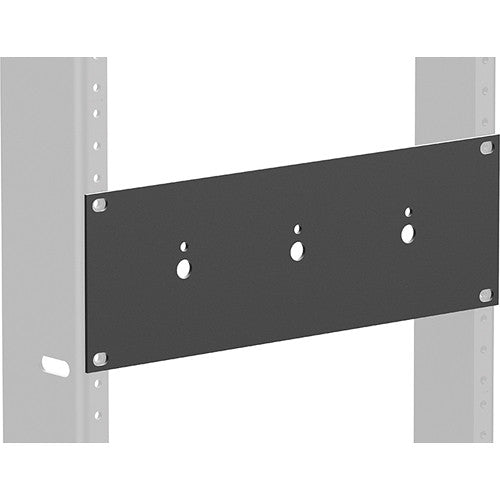 AtlasIED ATPLATE-HR Half-Rack Mounting Plate for 3 RM Attenuators