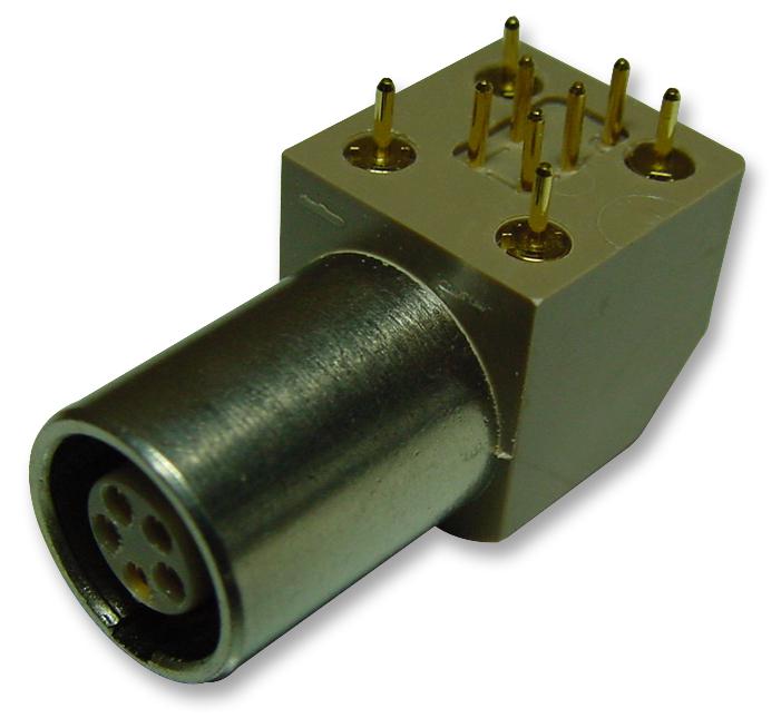 Lemo EPG.1B.307.HLN EPG.1B.307.HLN Circular Connector 1B Series Panel Mount Receptacle 7 Contacts Solder Socket Push-Pull