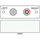 FSR IPS-A222S 2-RCA, Red & White to 2-Screw Terminal (Labeled, White)