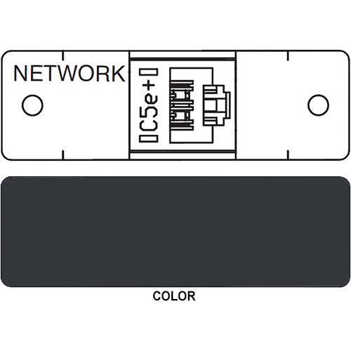 FSR IPS D710S RJ-45 Punchdown Data Connection Insert (Labeled, Black)