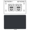 FSR IPS D720D Dual RJ-45 Punchdown Data Connection Insert (Labeled, Black)