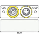 FSR IPS-V921S S-Video to S-Video & RCA to BNC Insert Module (Labeled, White)