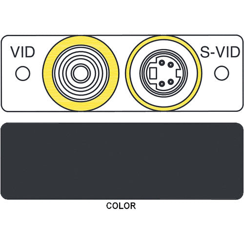 FSR IPS-V921S S-Video to S-Video & RCA to BNC Insert Module (Labeled, Black)