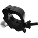 Global Truss Heavy Duty Clamp with Half Coupler (Black)