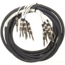 Pro Co Sound MT8BQBQ-20 Analog Harness Cable 8x 1/4" TRS Phone Male to 8x 1/4" TRS Phone Male (20')