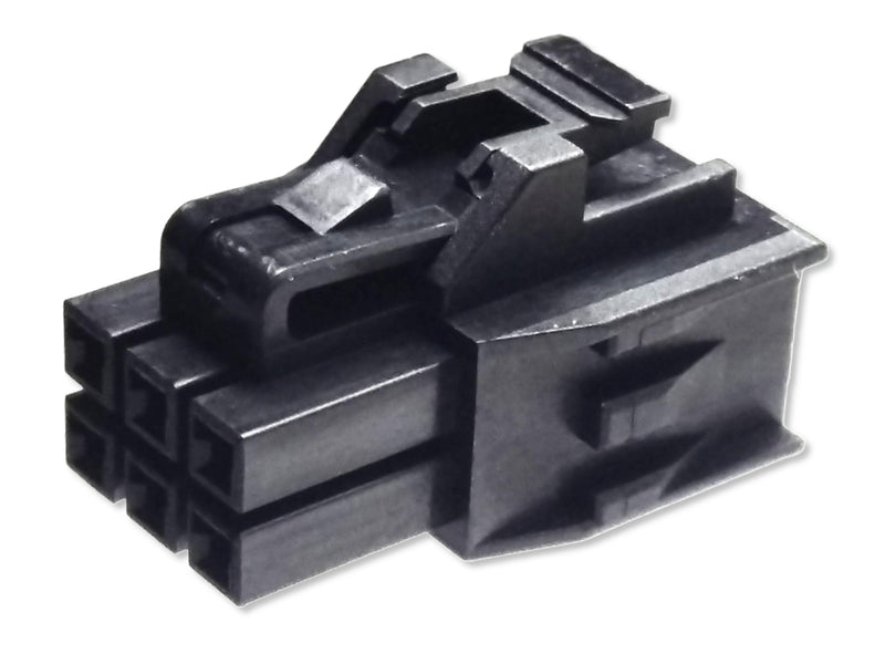 Multicomp PRO MP-5550-06-BK MP-5550-06-BK Connector Housing Black MP WTB 2.5MM Receptacle 6 Ways 2.5 mm