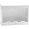 RDL SMB-3W Surface Mount Box for 3 Decora-Style Products (White)