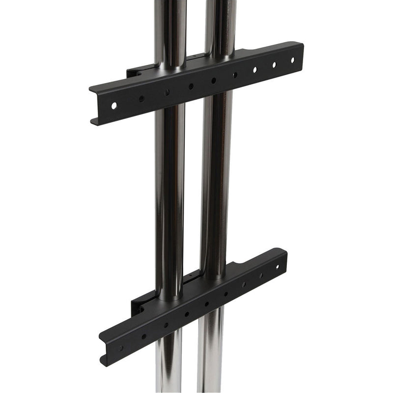 Peerless-AV Modular Dual Pole Fixed Display Mount / Wall Mount Interface (Black)