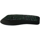 Adesso Tru-Form 150 3-Color Illuminated Ergonomic Keyboard (Black)