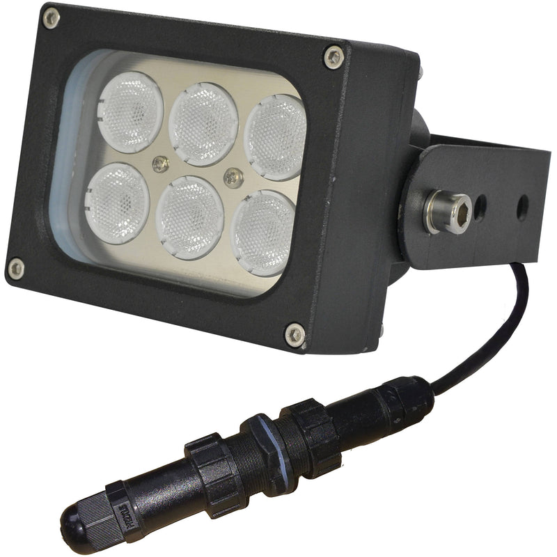 Iluminar WLC99-PoE Series Short-Range White Light Illuminator (17', 90&deg;, Black)