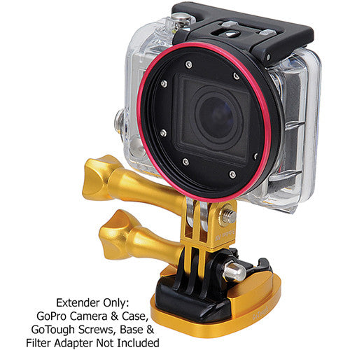 FotodioX GoTough Extender Mount for GoPro Cameras (Gold)