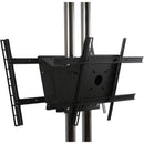 Peerless-AV MOD-FPMD2 Modular Dual Pole Tilt Box (Black)