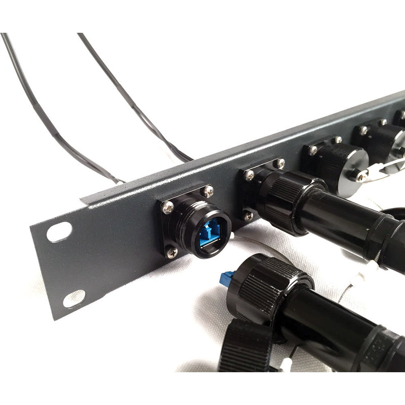 Tactical Fiber Systems BullsEye Duo Chassis Connector (2 LC Breakout)