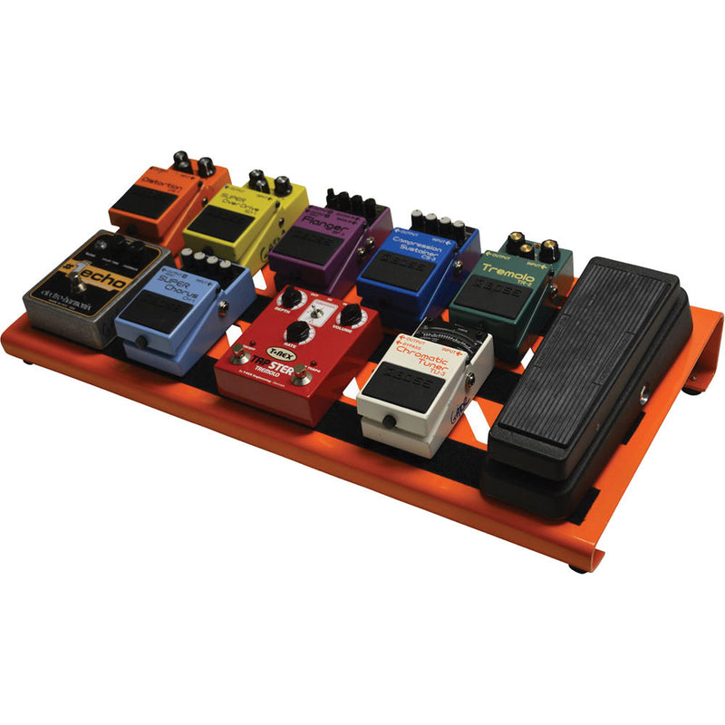 Gator Aluminum Pedalboard with Carry Case (Orange, Large)