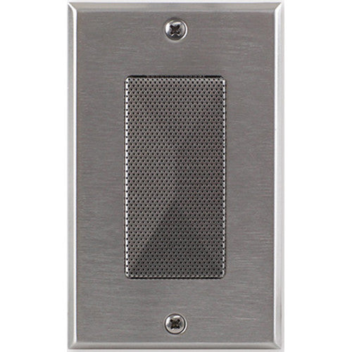 RDL RDDSSP1A 2W Decora-Style 8 Ohm Loudspeaker (Stainless steel)