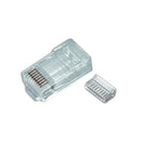 Platinum Tools RJ-45 8P8C Cat6 Round Solid 3-Prong (Jar of 100)