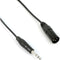 Remote Audio Balanced Adapter Cable 1/4" TRS to XLR3M (18")