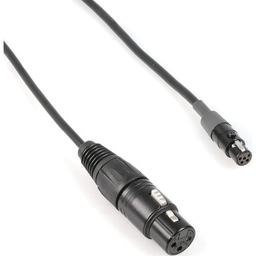 Remote Audio Unbalanced Line Level Adapter Cable XLR3F to TA5F for Lectrosonics Transmitters (3')