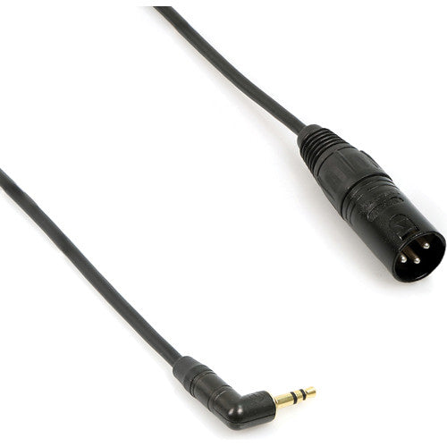 Remote Audio Unbalanced Adapter Cable 3.5mm RA TS Jack to 3-Pin XLR Male with 40 dB Pad (18")