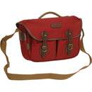 Billingham Hadley Pro Camera Bag (Burgundy Canvas / Chocolate Leather Trim, 8.5L)