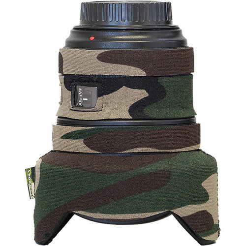 LensCoat Lens Cover for Canon 11-24mm f/4 (Forest Green Camo)