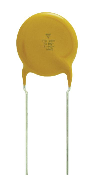 VISHAY VY1470K31Y5SQ63V0 Ceramic Suppression Capacitor, Y5S, Disc, 47 pF, &plusmn; 10%, X1 / Y1, 760 V, 500 V, Radial Leaded