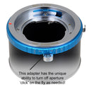 FotodioX Deckel Lens to Sony E-Mount Camera Pro Lens Mount Adapter