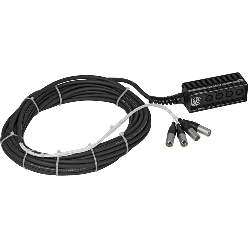 Pro Co Sound StageMASTER 4-Channel XLR Stage Snake (25')