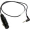 PSC Red Epic XLR to Right Angle 1/8" Stereo Mini Jack Audio Input Cable (2')