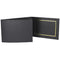 Collector's Gallery Classic Black Folder with Gold Foil Window Border (Horizontal 10 x 8" Print, 25-Pack)