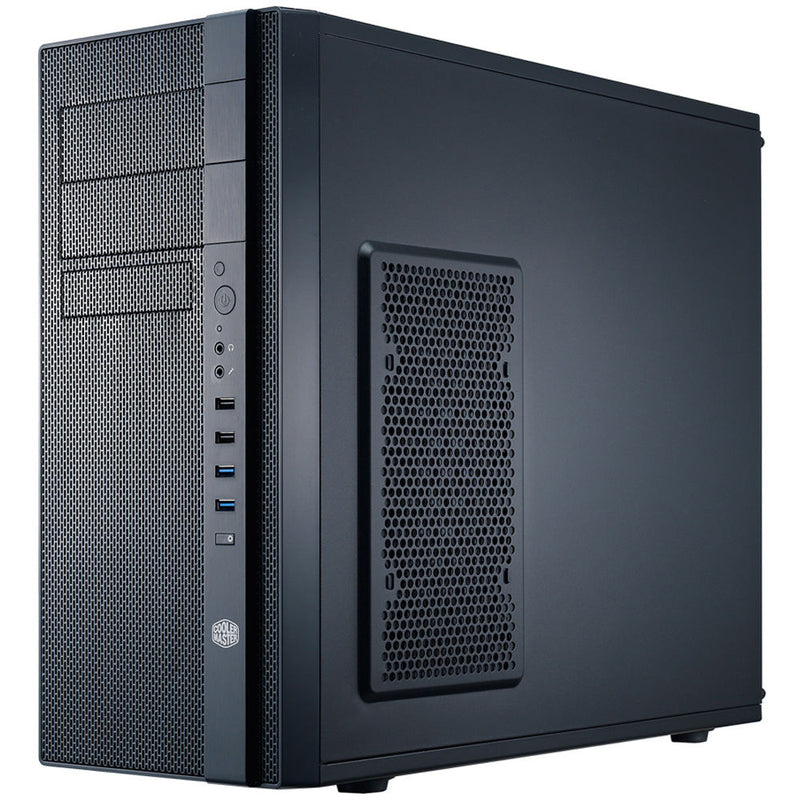 Cooler Master Mid Tower Micro-ATX/ATX Computer Case (Midnight Black)