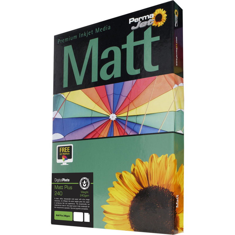 PermaJetUSA Double-Sided Matt 250 Paper (A4, 100 Sheets)