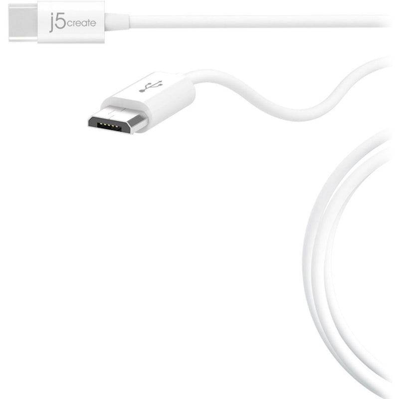 j5create USB 2.0 Type-C to Micro-B Cable (6')