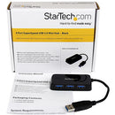 StarTech Portable 4-Port SuperSpeed Mini USB 3.0 Hub