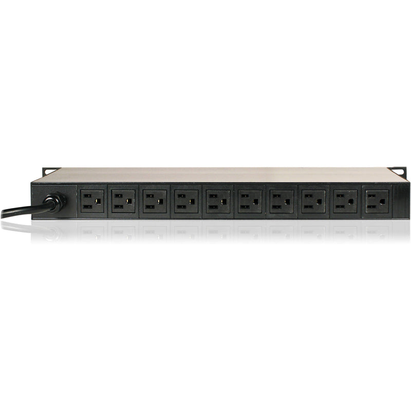 iStarUSA Vertical Style Power Distribution Unit with 10x NEMA 5-15R / 6x NEMA 5-15/20R Outlets and 12' Cord