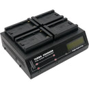 Dolgin Engineering TC400 Four-Position Simultaneous Battery Charger with Interchangeable Plates (Sony L-Series)