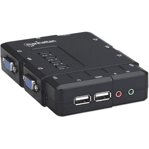 Manhattan 4-Port Compact KVM Switch