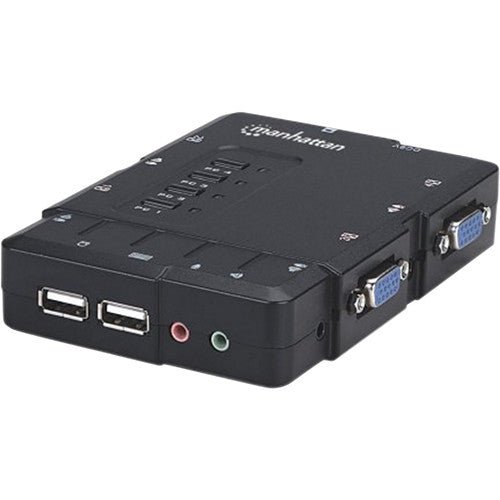 Manhattan 4-Port Compact KVM Switch